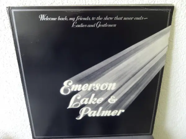 Emerson Lake & Palmer, 3 LP Set Live Schallplatten, Gewaschen !